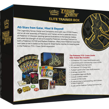 Pokémon TCG: SWSH - Crown Zenith Elite Trainer Box - PokeRvm
